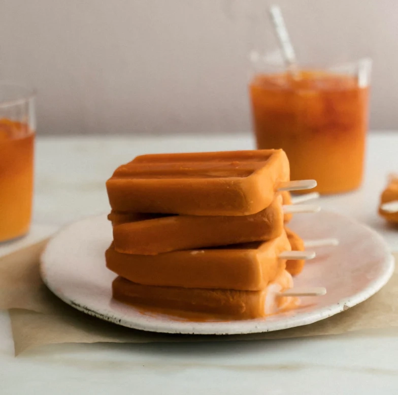 Thai Tea Popsicles
