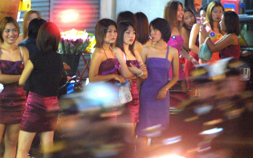 Sex workers in Thailand.